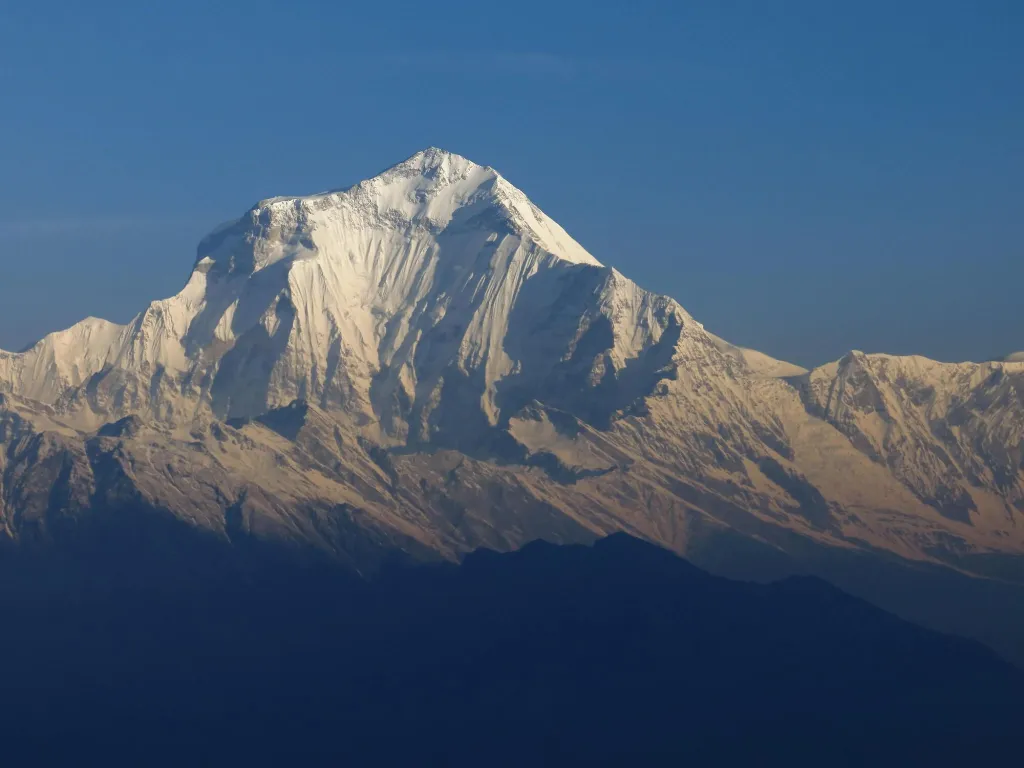 Memerizing view of Mt Dhaulagiri seen from Khopra ridge, clicked by North Nepal Trek.